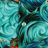 Surfs Up (Teal) Button Down