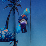 Synth Crab (Blue) Button Down (Pearl Snaps)
