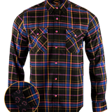 Synth Crab Flannel (Pearl Snaps)