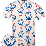 Synth Crab (Patriotic) Button Down