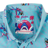 Synth Shark Button Down
