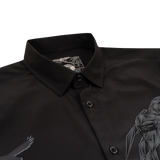 Blackout Synthwave Button Down