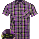 Tactical Turtles Plaid Bamboo Button Down