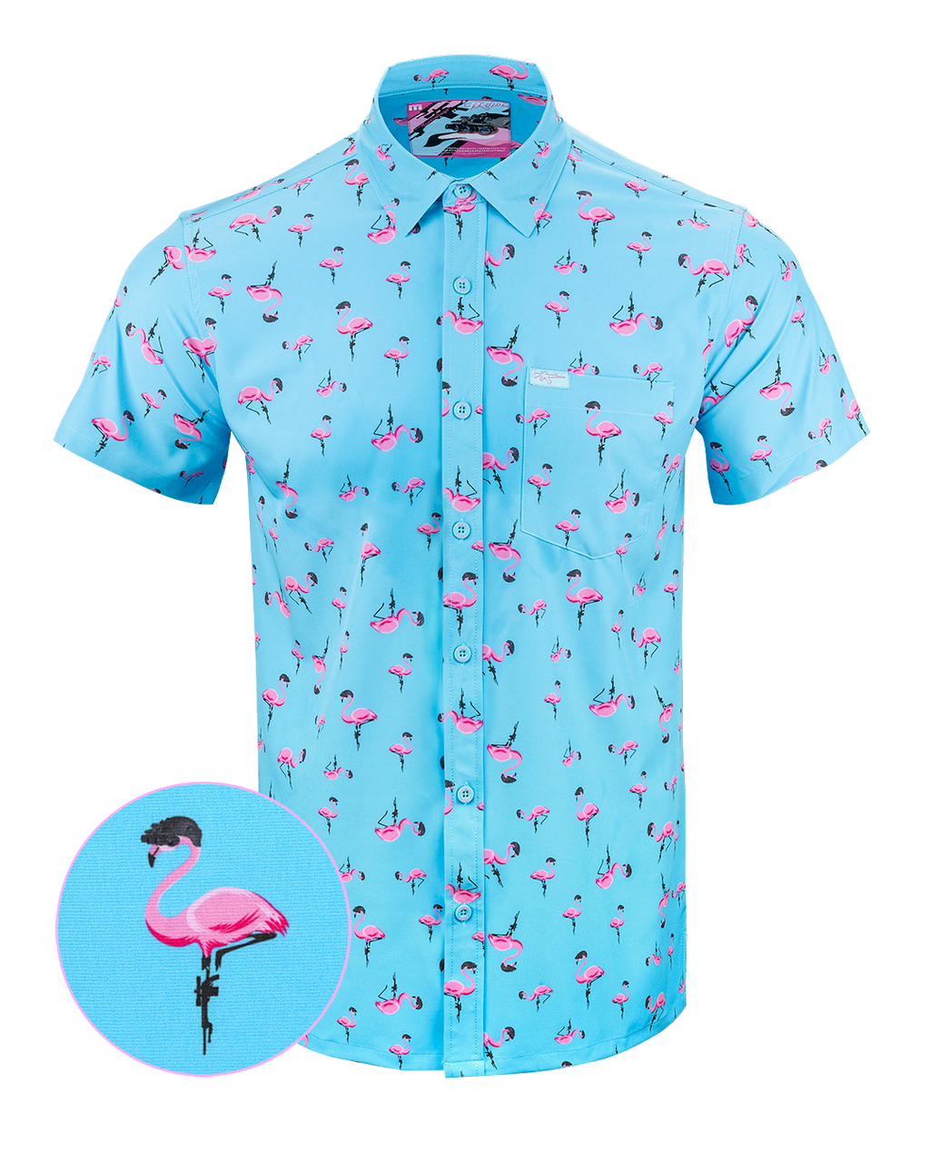 Retro - Men's Button Down - Tactimingo (Light Blue)