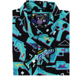 The 80 (Cyan) Button Down