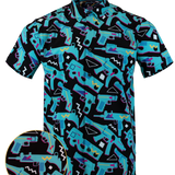 The 80 (Cyan) Button Down