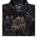 Black Rose Button Down