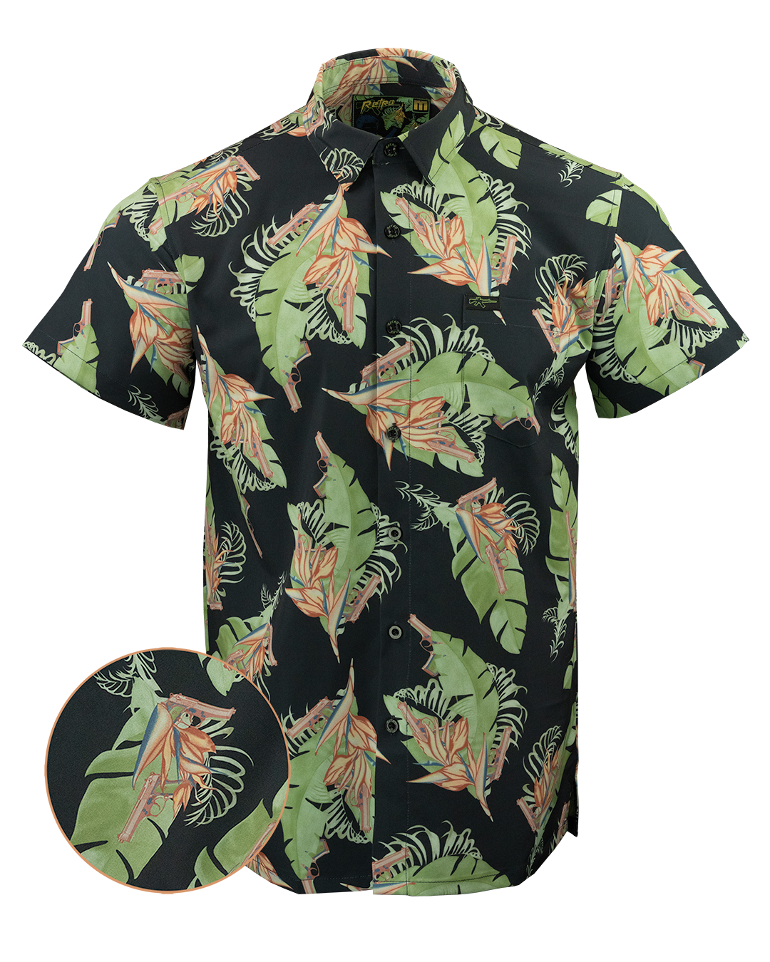 Buttons Butcher Retro Rifle - Men's Button Down - The Butcher