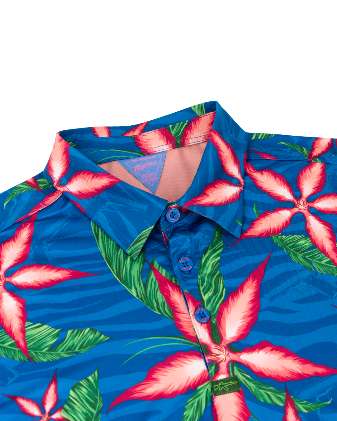 Retro Rifle - Men's Polo Shirt - The Chuckles