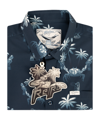 The Crab (Navy) Button Down