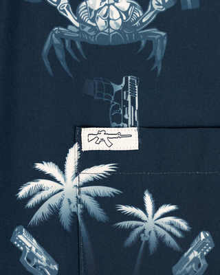 The Crab (Navy) Button Down