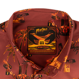 Synth Crab (Orange) Button Down