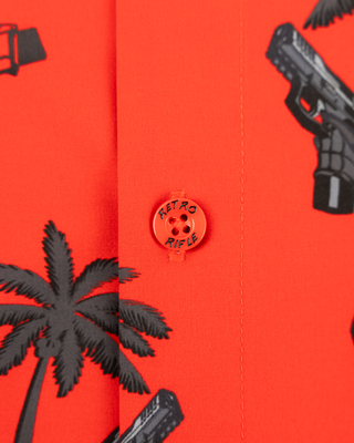 The Crab (Red) Button Down