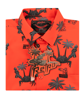 The Crab (Red) Button Down