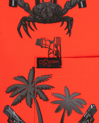 The Crab (Red) Button Down
