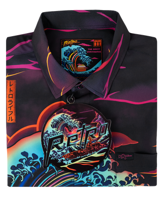 The Great Synthwave Button Down