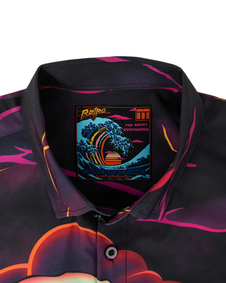The Great Synthwave Button Down