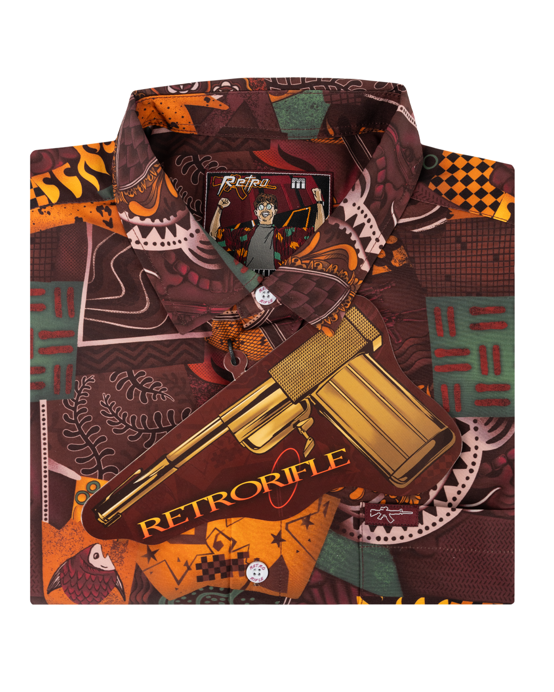 Retro Rifle Invincible Retro Rifle - Men's Button Down - The Invincible