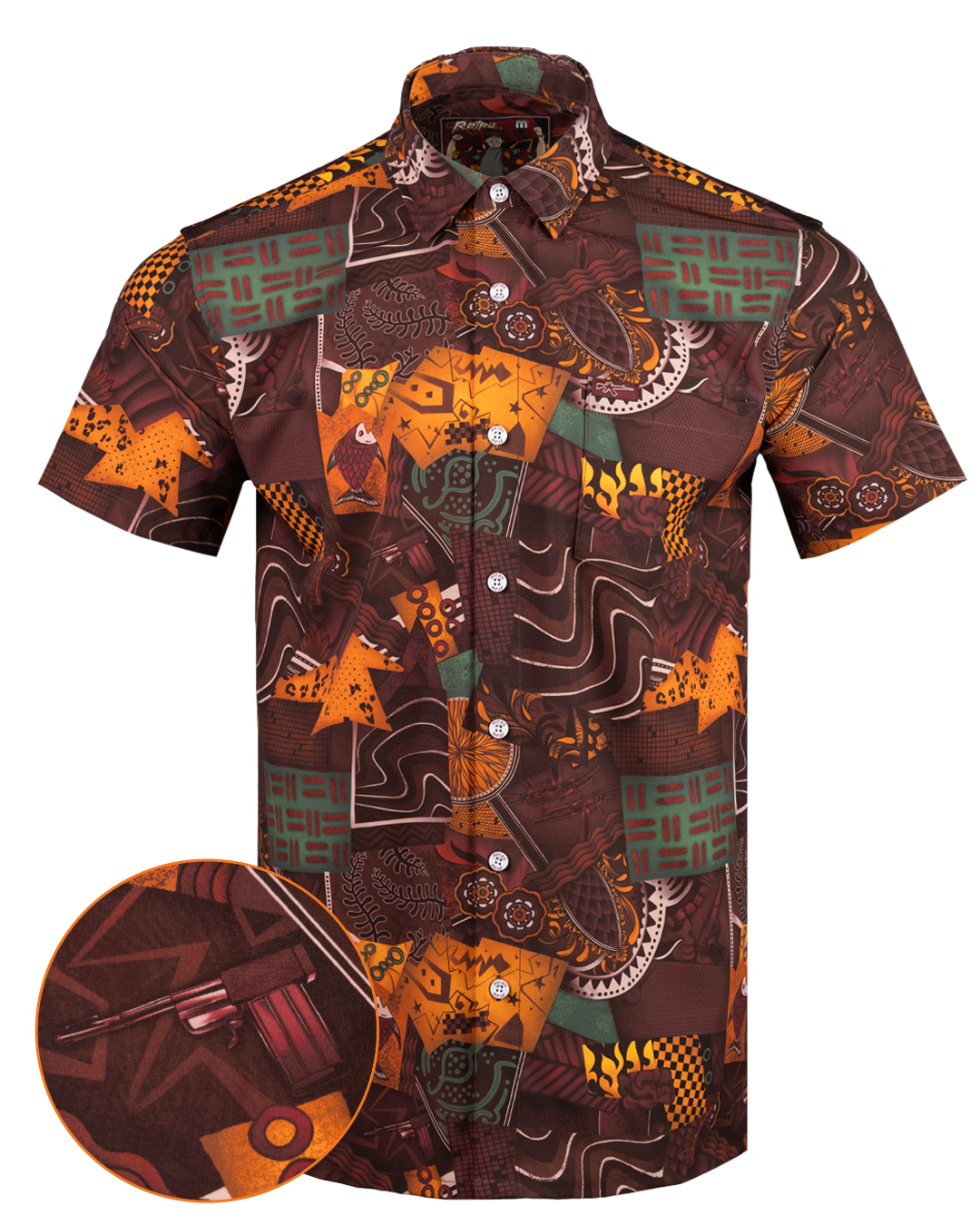 Retro Rifle Invincible Retro Rifle - Men's Button Down - The Invincible