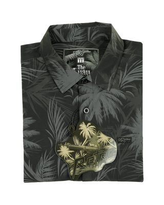 Luau (Black) Button Down