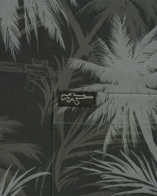 Luau (Black) Button Down