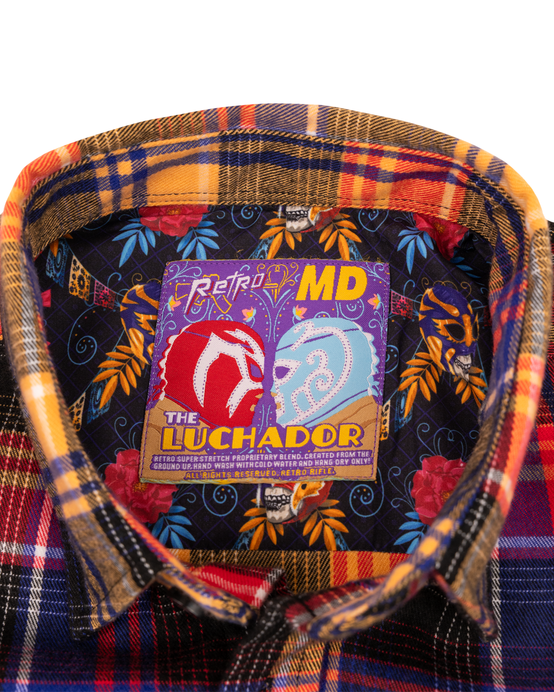 Retro Rifle - Men's Flannel - The Luchador