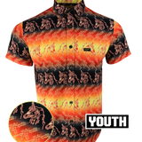 The Nightmare Red Button Down (Youth)