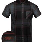 The Widow Plaid Bamboo Button Down