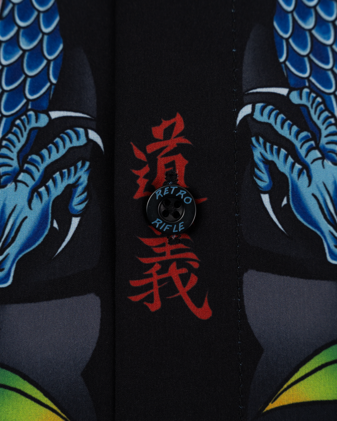 Retro Rifle - Men's Button Down - Yakuza