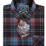 Yakuza (Plaid) Button Down