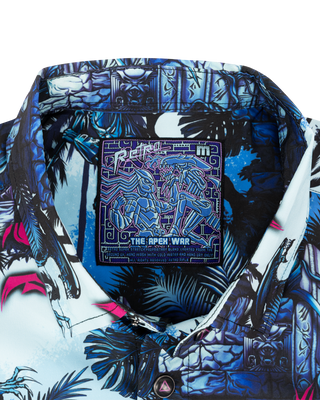 Alien vs Predator (Blue) Button Down