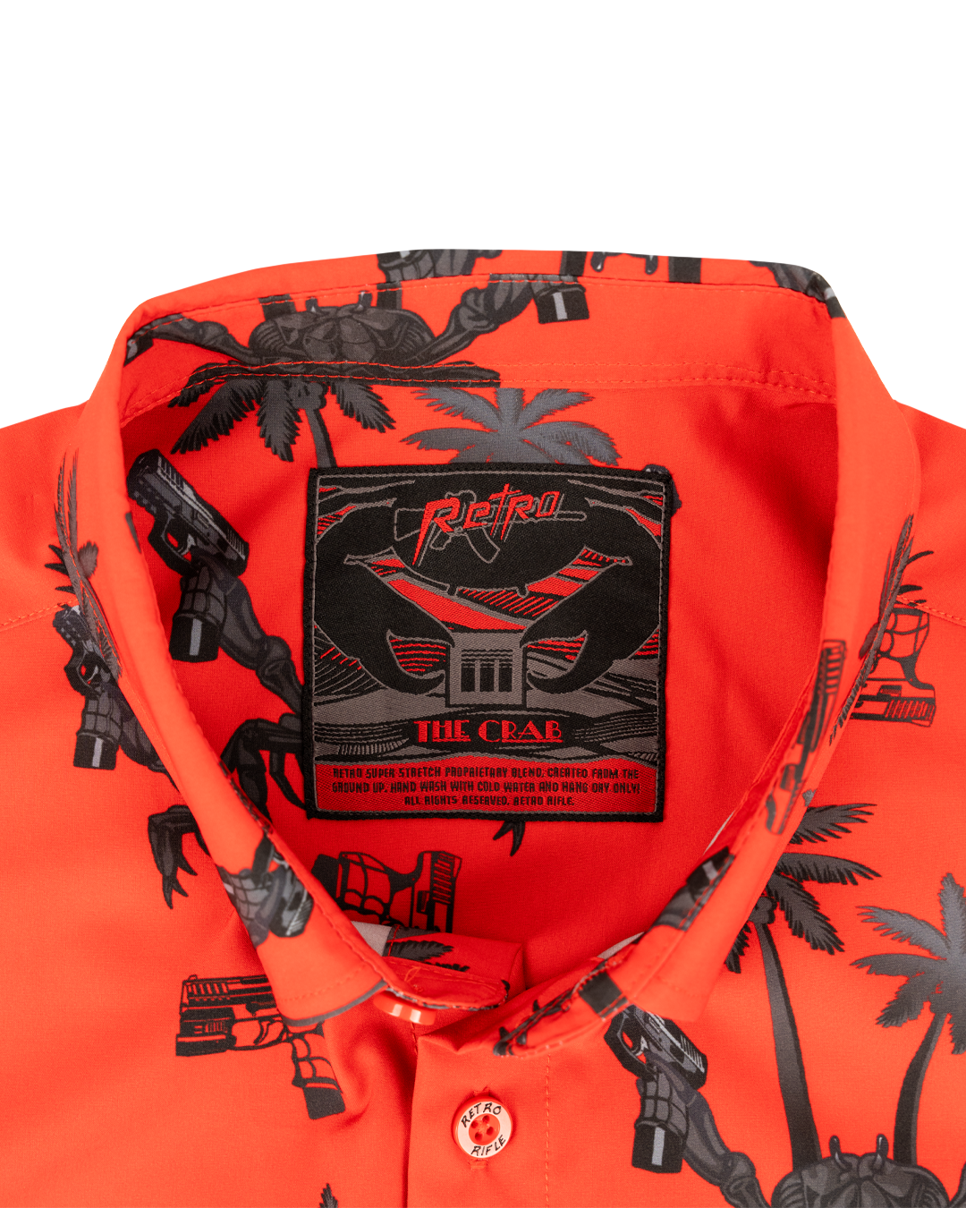 Retro Rifle - Men's Button Down - The Crab
