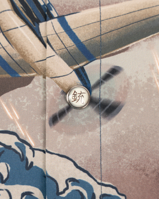 Great Wave Button Down