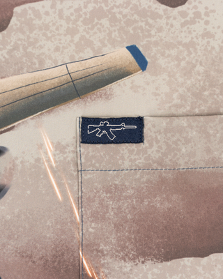 Great Wave Button Down