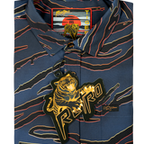 Tiger (Black) Button Down