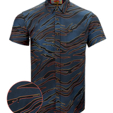 Tiger (Black) Button Down