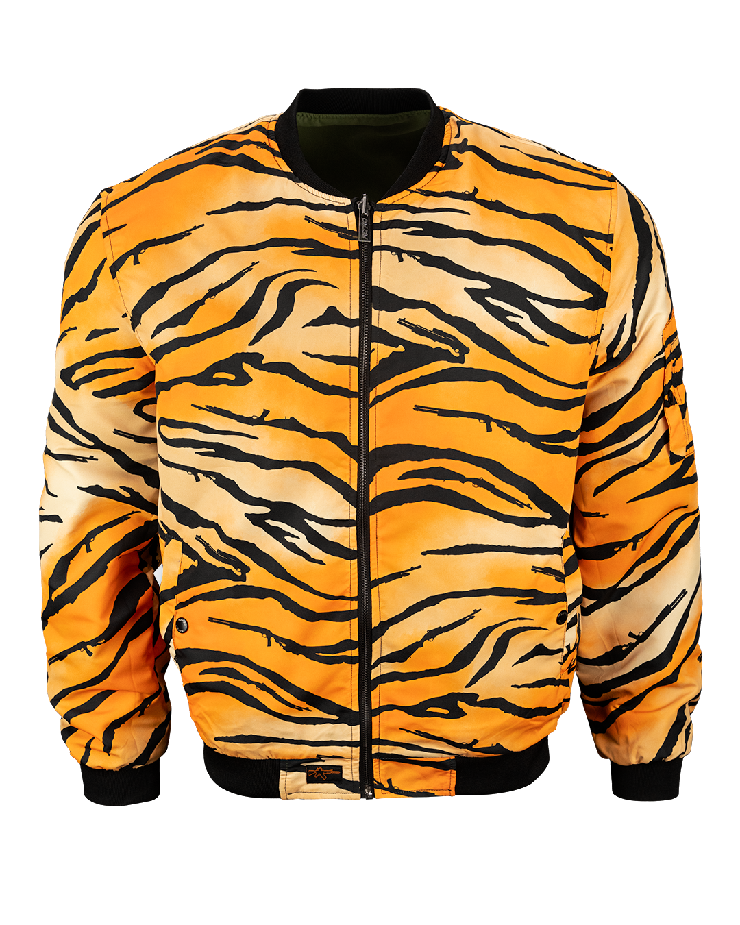 Tiger print jacket mens discount
