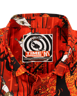 Time Warrior Button Down