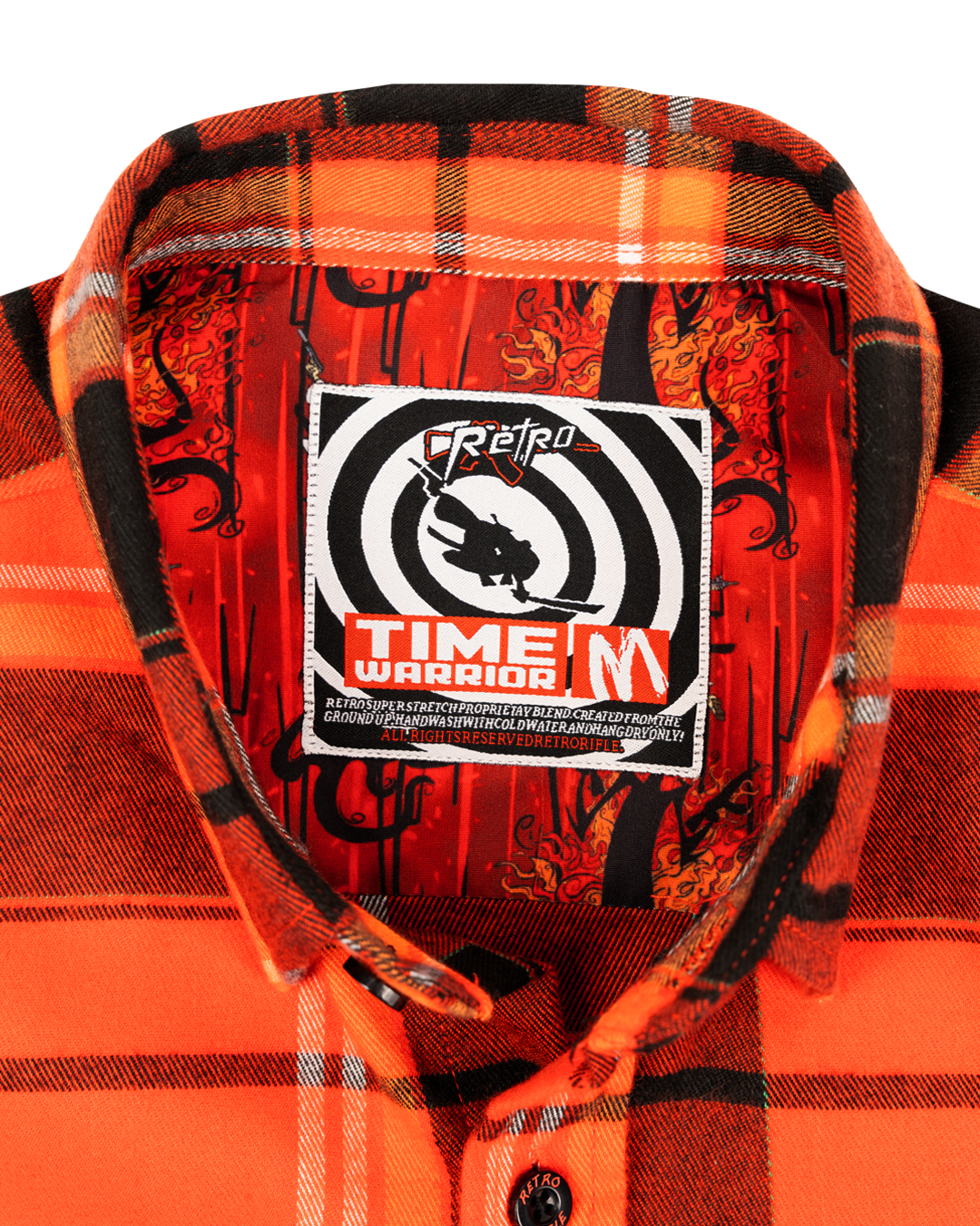 Retro Rifle - Men's Flannel - Time Warrior