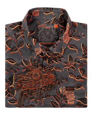 Tropical Tiger Button Down