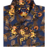 Tropics Blue/Gold Button Down (Youth)
