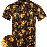 Tropics (Black/Gold) Button Down