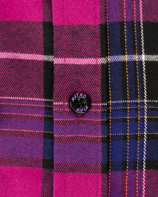 Tropics (Maroon) Flannel