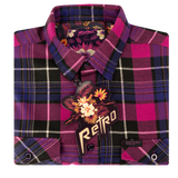Tropics (Maroon) Flannel