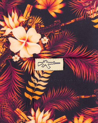 Tropics (Maroon) Button Down