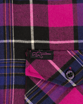 Tropics (Maroon) Flannel