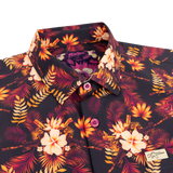 Tropics (Maroon) Button Down