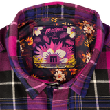 Tropics (Maroon) Flannel