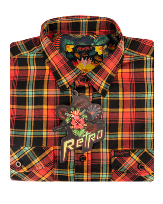 Tropics (Red/Green) Flannel