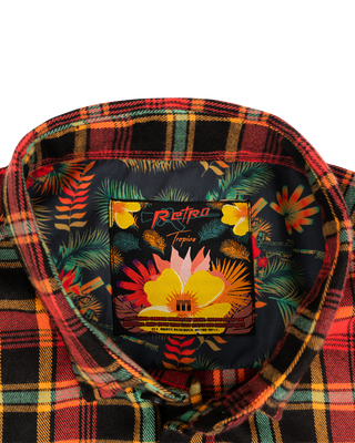 Tropics (Red/Green) Flannel